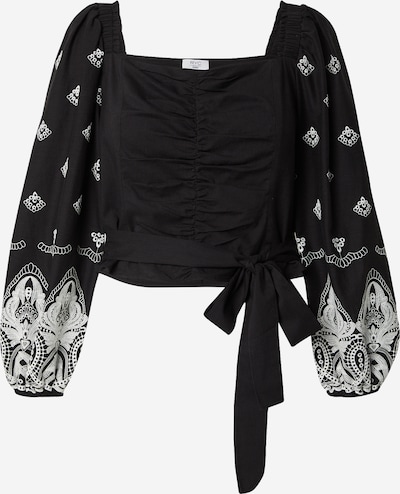 Bluză RYC by Angelina Kirsch pe negru / alb, Vizualizare produs