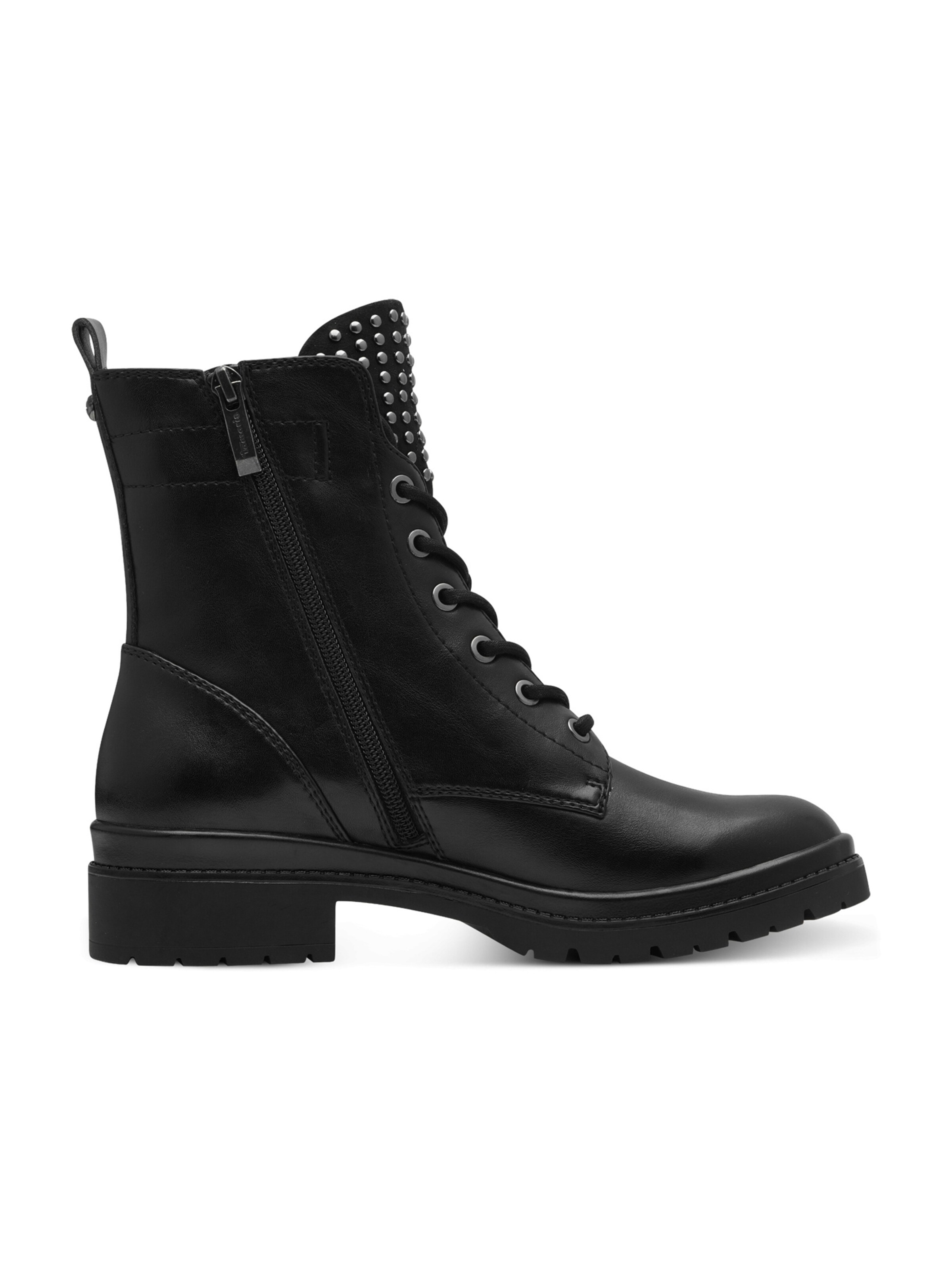 Tamaris Lace-up bootie in Black