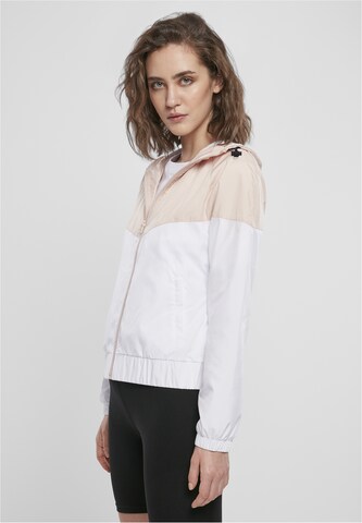 Urban Classics Between-Season Jacket 'Arrow Windbreaker' in White