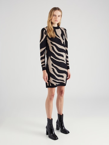 OBJECT Knitted dress 'Ray' in Black: front