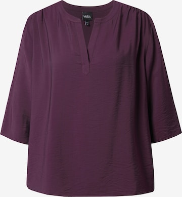 Ulla Popken Blouse in Purple: front
