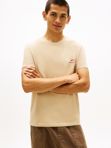 Tommy Jeans Särk, värv beež: eest vaates