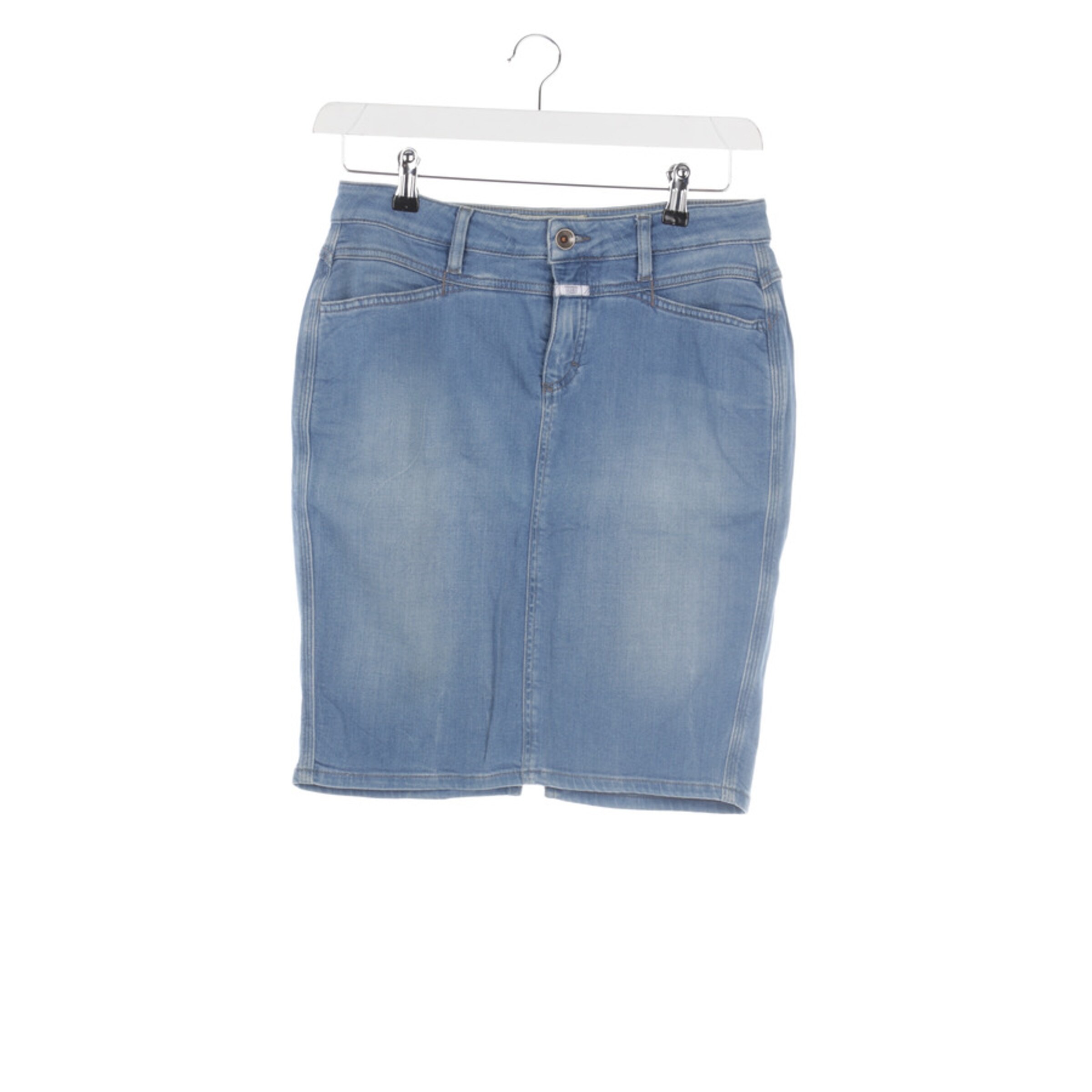 Closed Skirt in XS in Blue: front