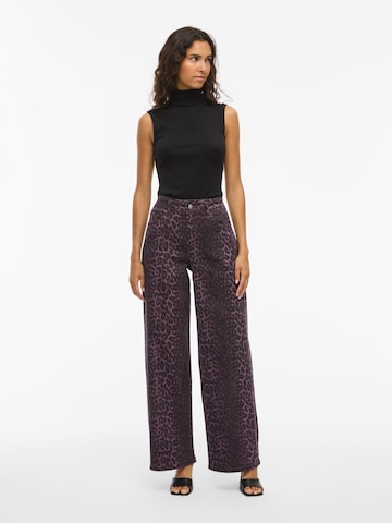 VILA Wide leg Jeans in Rood