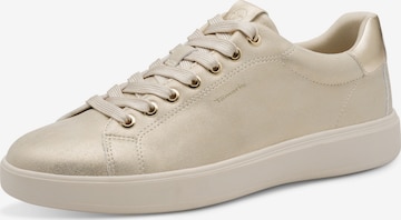 Tamaris - Zapatillas deportivas bajas en beige: frente