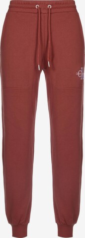 Calvin Klein Jeans Spodnie w kolorze czerwony: przód
