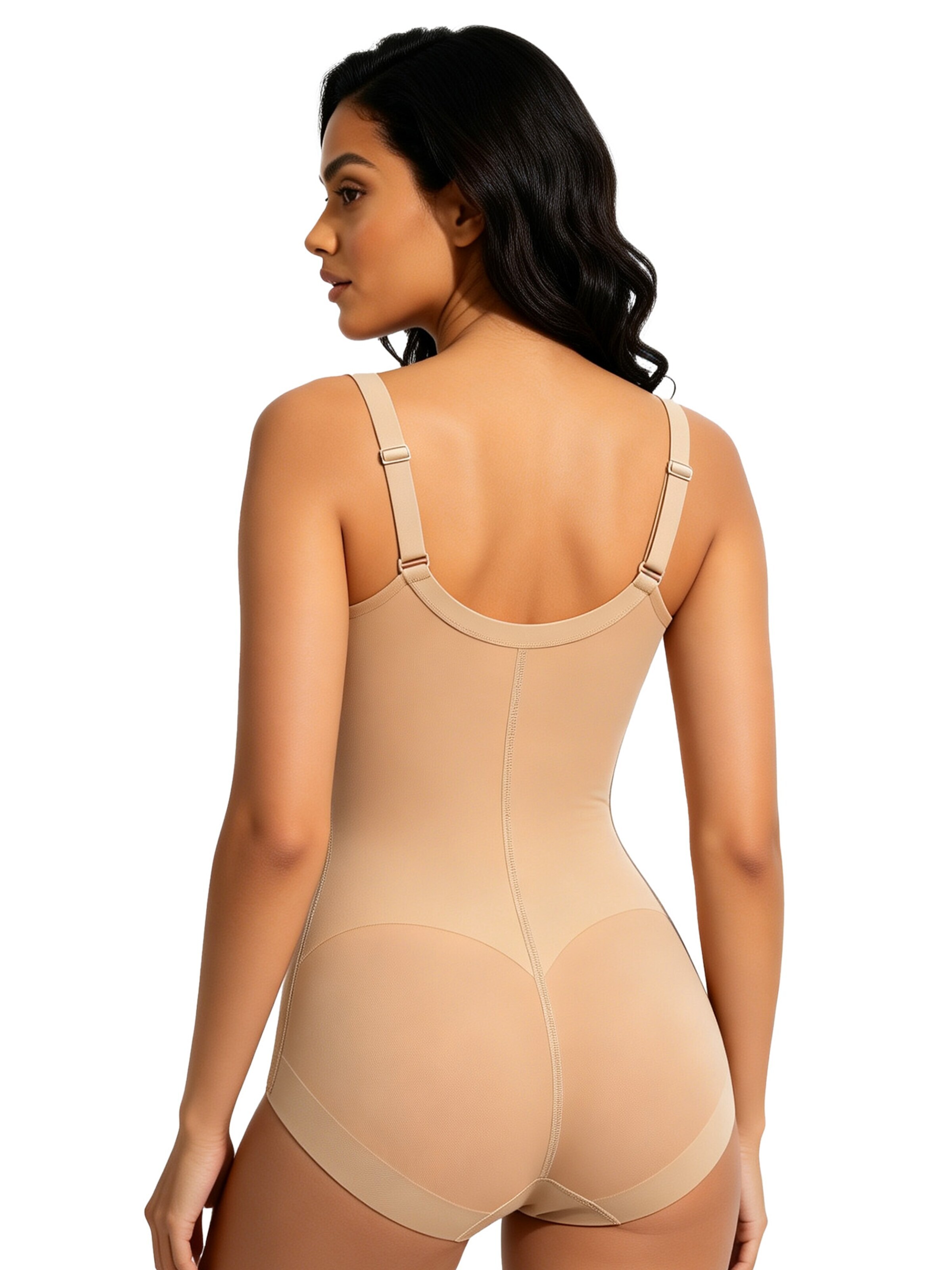 SHARICCA Shaping Bodysuit in Beige