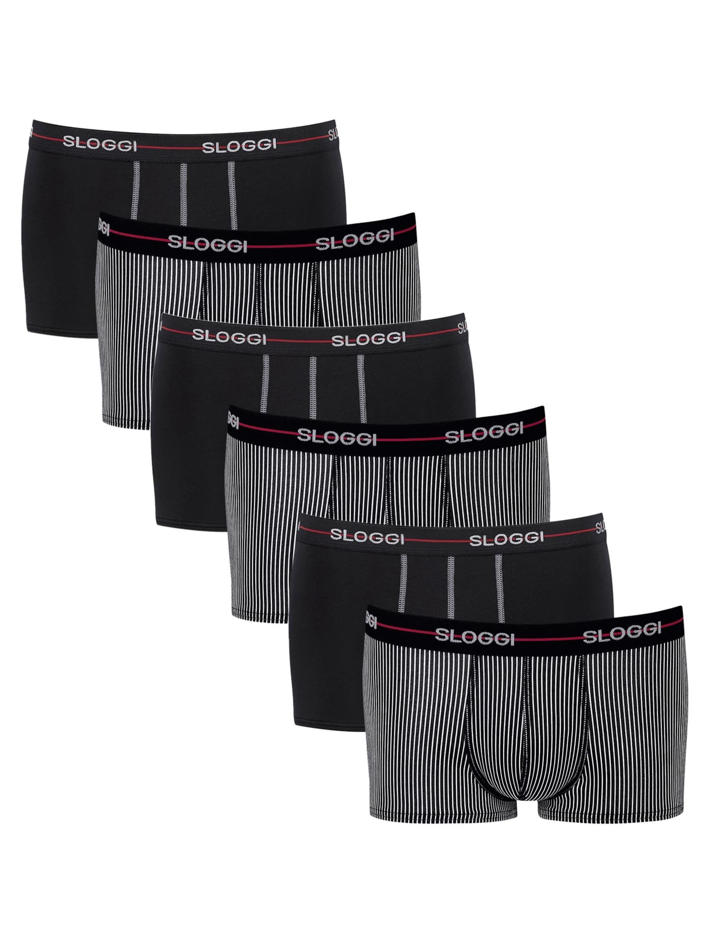 SLOGGI Boxer shorts 'Start' in Red: front