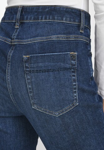 Basler Slimfit Jeans 'Julienne' in Blauw