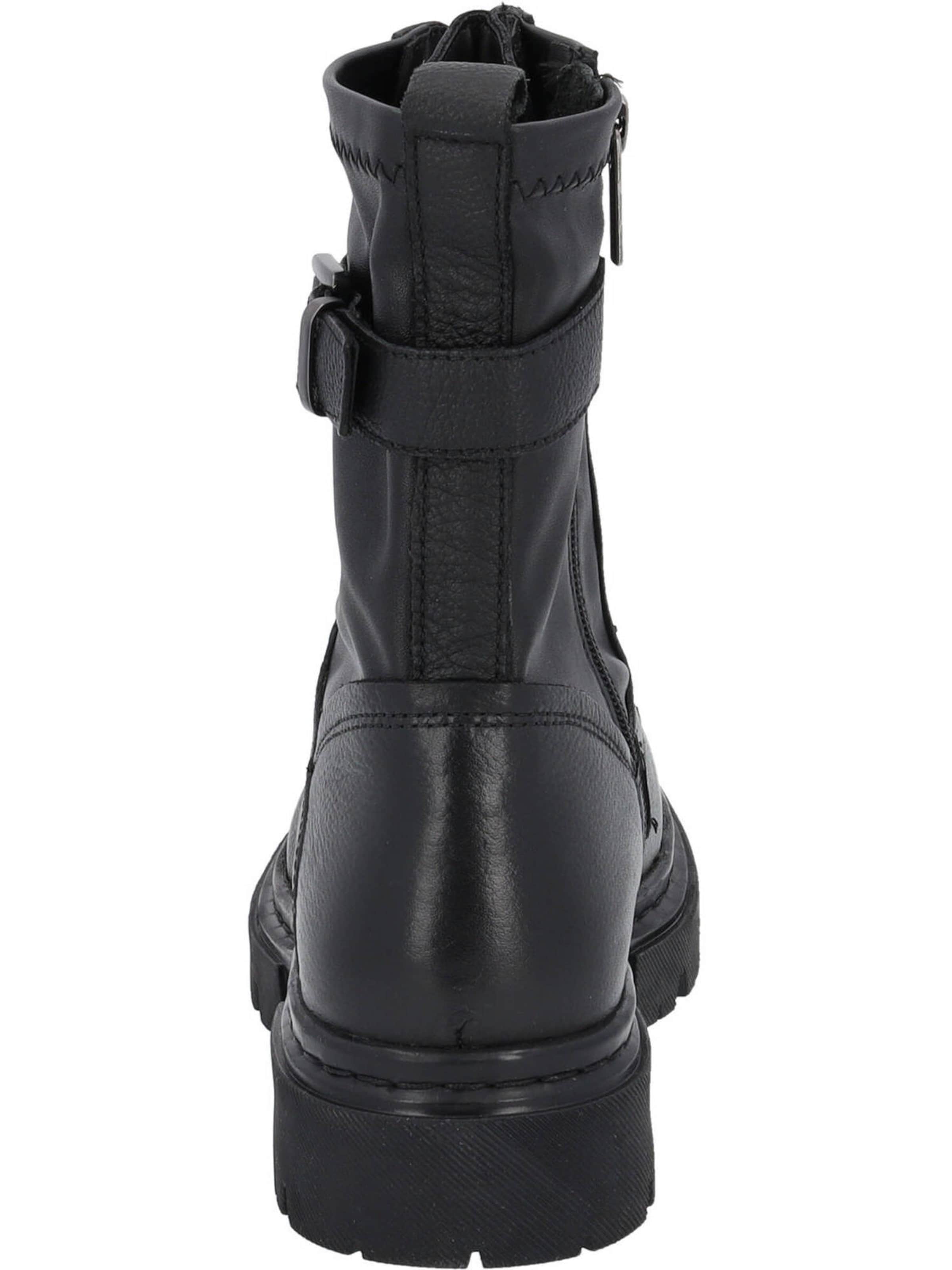 Palado Schnürstiefelette 'Olepas' in Schwarz