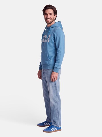 salzhaut Sweatshirt 'Heff - Moin' in Blue: side