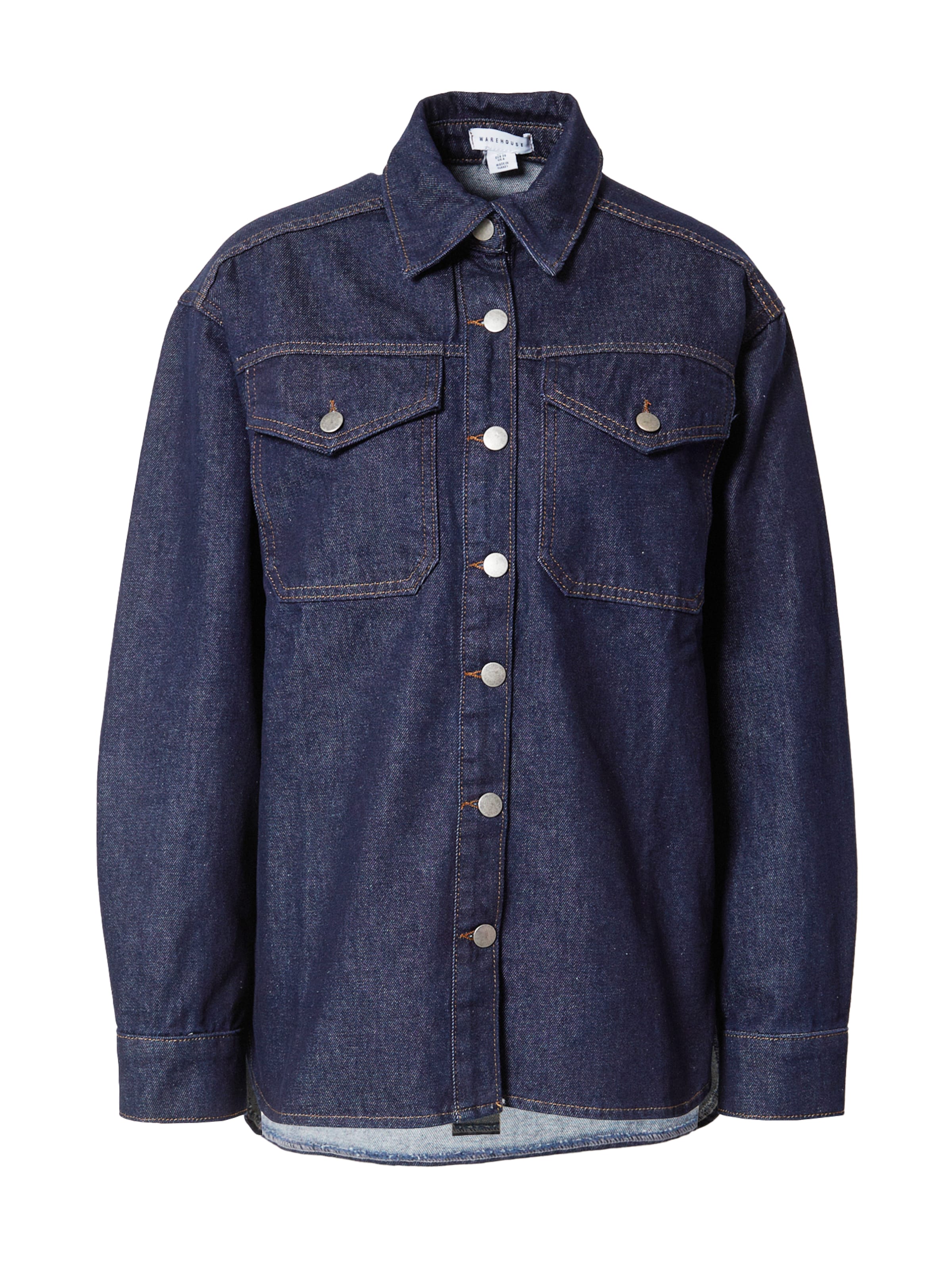 Warehouse Starpsezonu jaka, krāsa - indigo, Preces skats