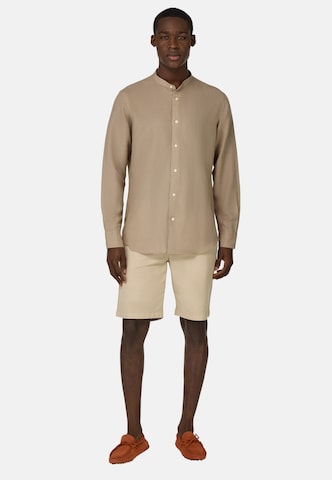 Coupe regular Chemise Boggi Milano en marron
