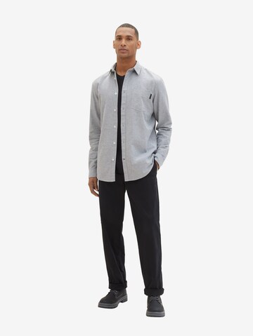 TOM TAILOR Regular Fit Hemd in Grau