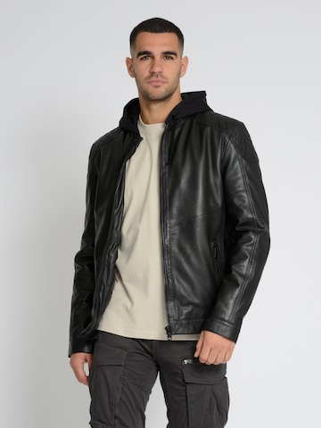 Veste mi-saison MUSTANG en noir : devant