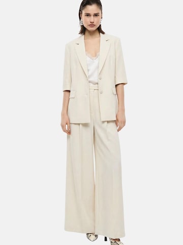 IMPERIAL Regular Byxa 'PANTALONE A PALAZZO' i vit: framsida