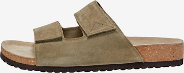 SELECTED HOMME - Zapatos abiertos 'Bastian' en verde: frente