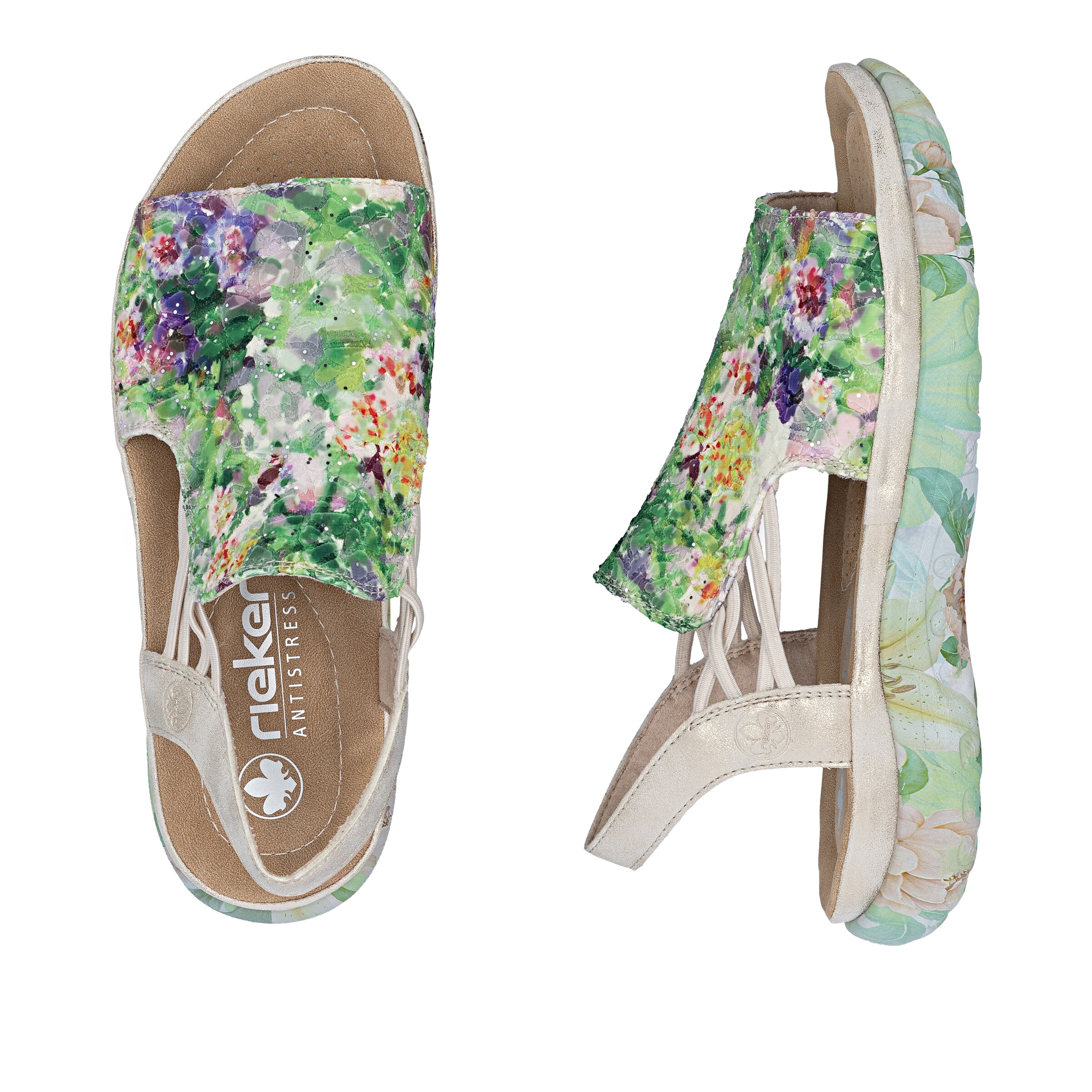 Sandales Rieker en vert