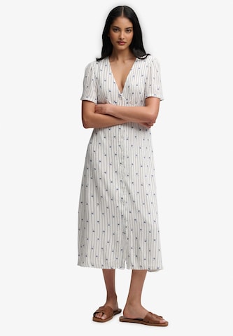 Superdry & Co Jurk in Beige: voorkant