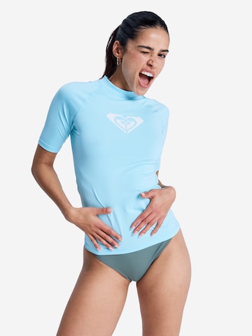 ROXY Performance Shirt 'Whole Hearted' in Blue: front