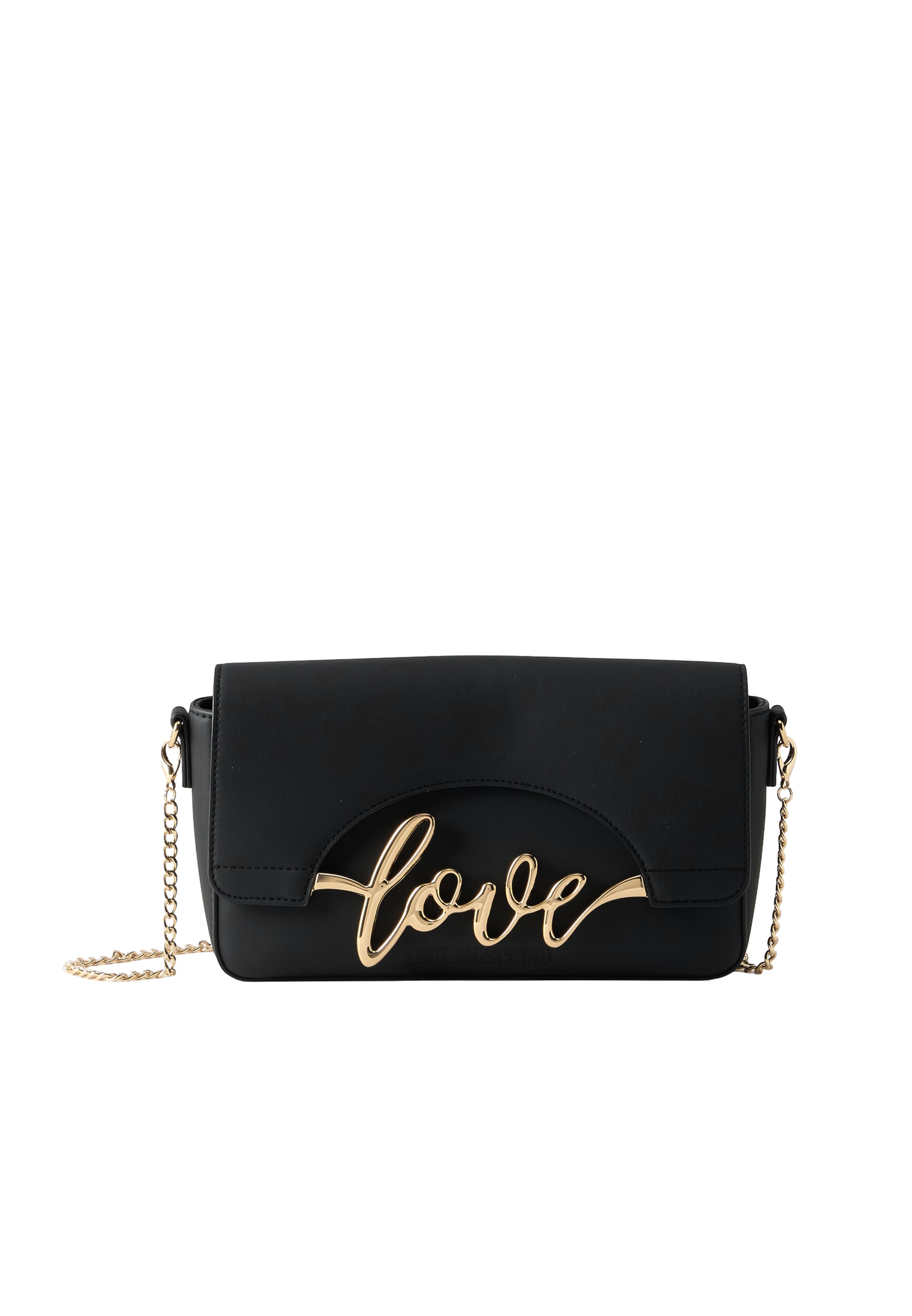 Love Moschino Schoudertas in Zwart: voorkant