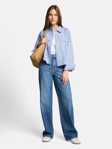 TOM TAILOR DENIM Blouse in Blue