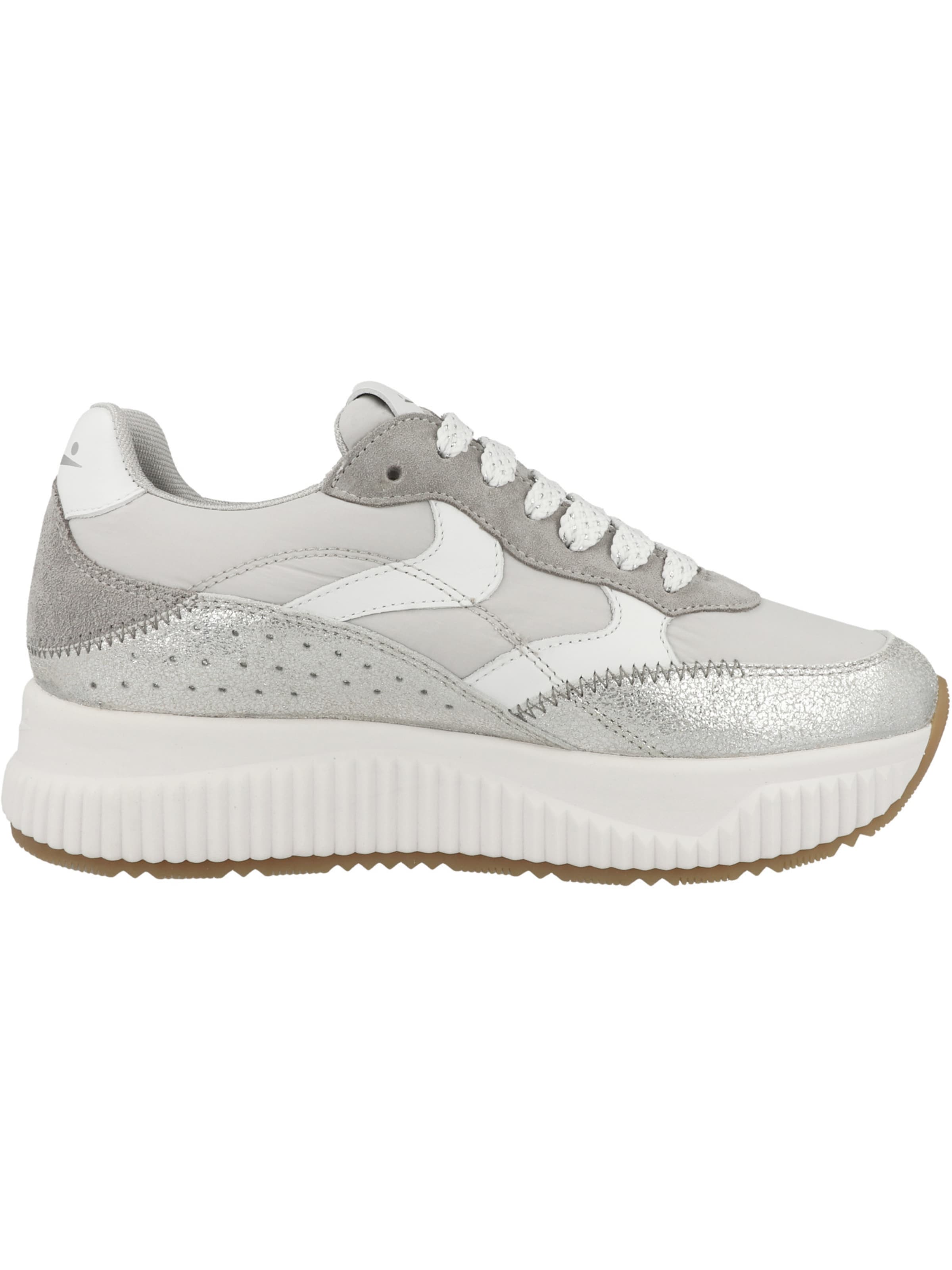 Baskets basses 'LANA FRESH' Voile blanche en argent