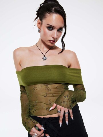 SHYX - Camiseta en verde: frente