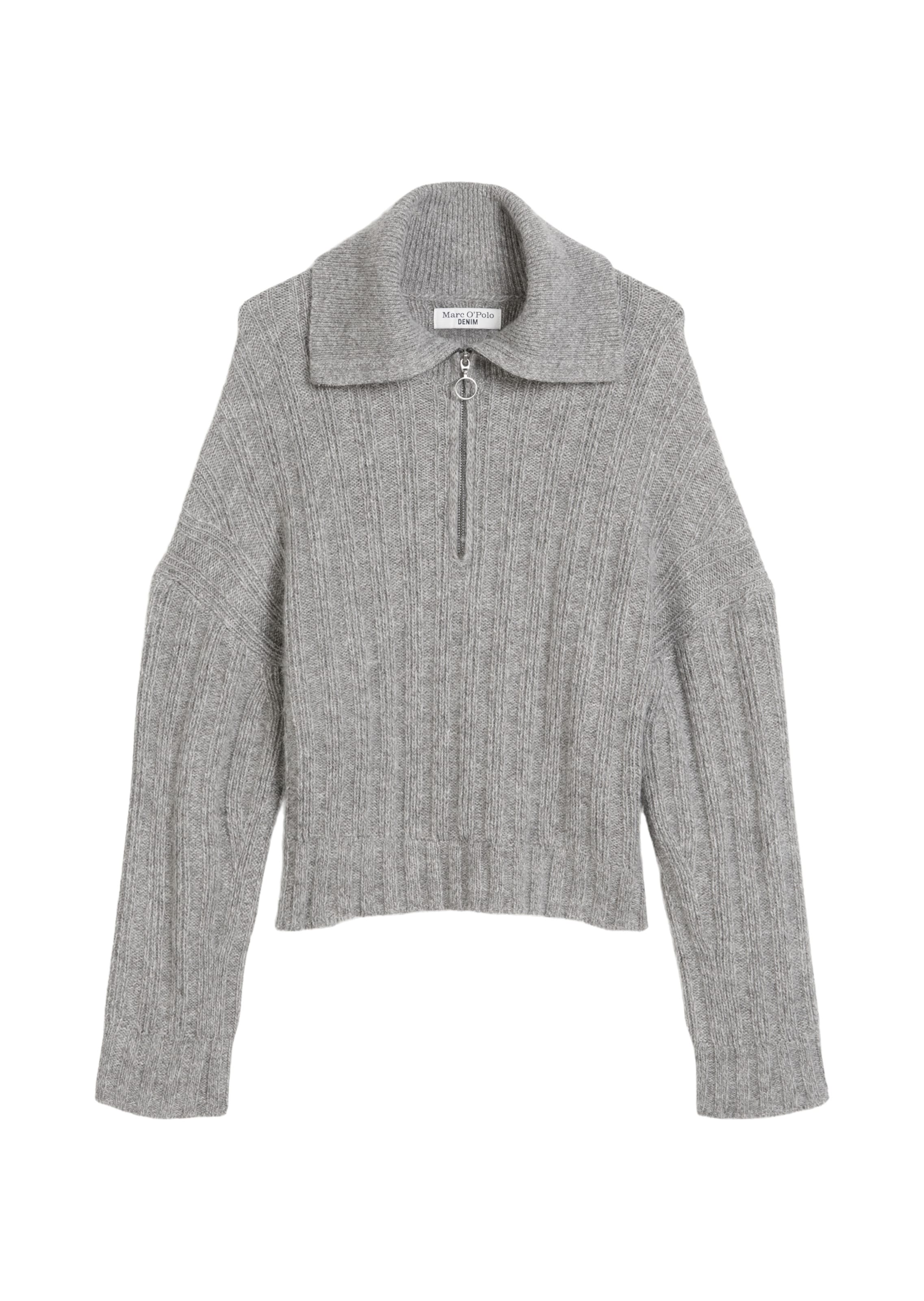 Marc O'Polo DENIM Pullover in Grau: Vorderseite