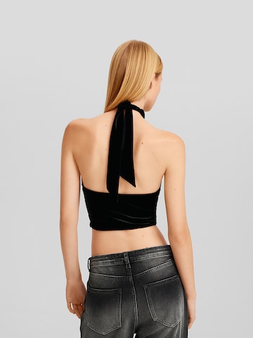 Bershka Top in Schwarz