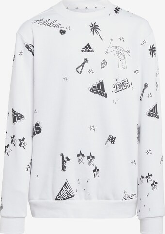 ADIDAS SPORTSWEAR Athletic Sweatshirt 'Brand Love' in White: front