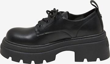 BUFFALO Nauhakengät 'Zaven' värissä musta: etupuoli