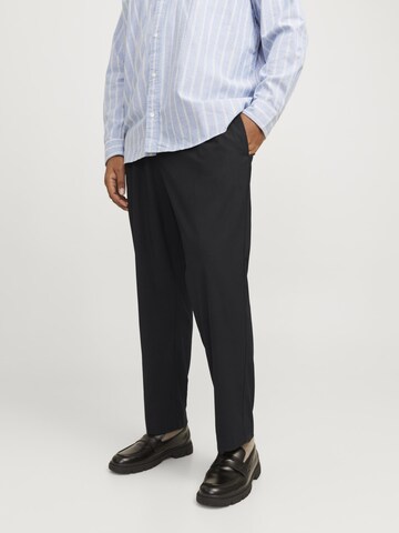 Jack & Jones Plus Regular Trousers 'JPSTKane JJEDwin' in Black: front