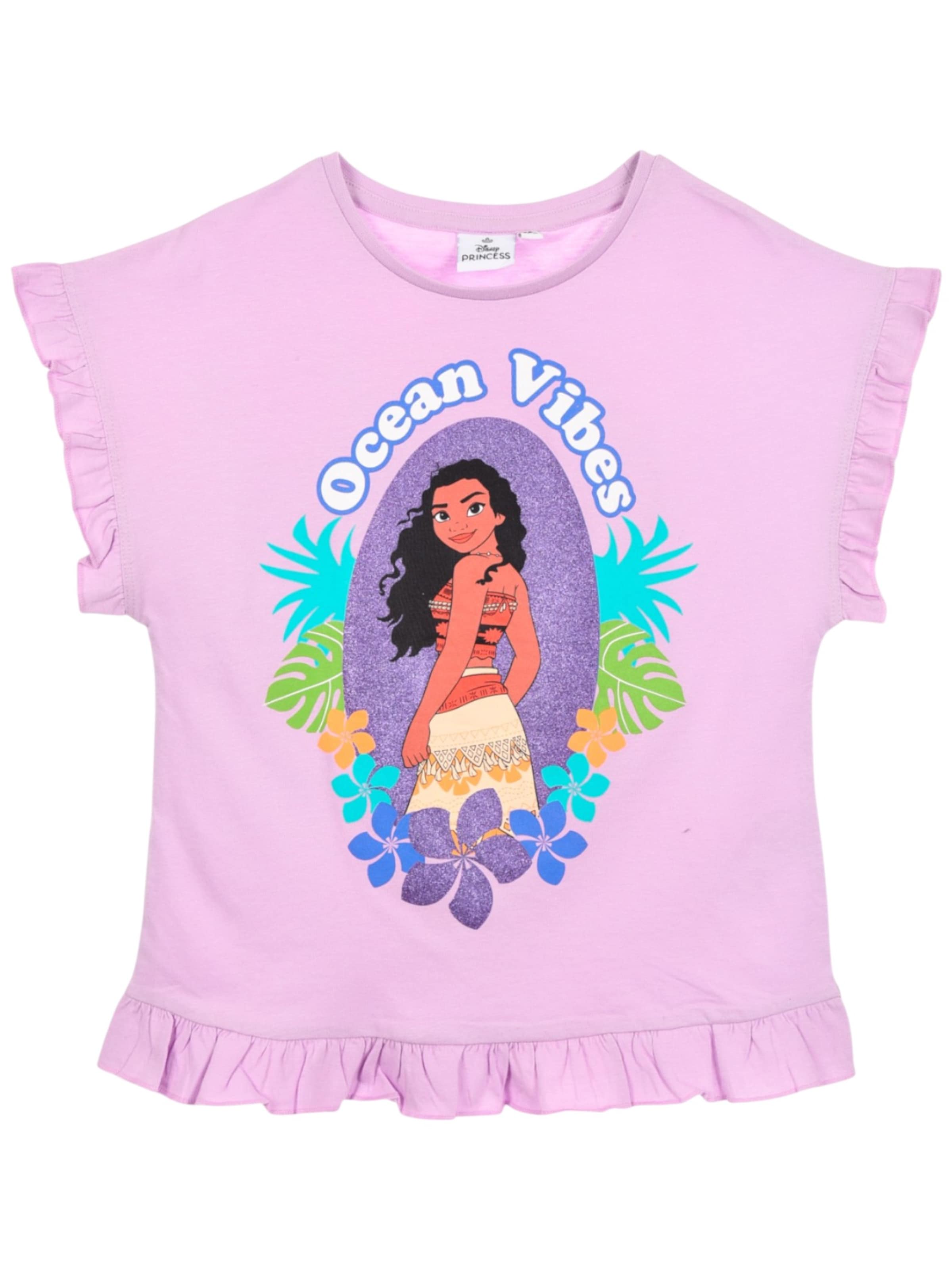 Disney Vaiana Shirt 'Disney Vaiana T-Shirt'‌‌‌ in Lila: Vorderseite