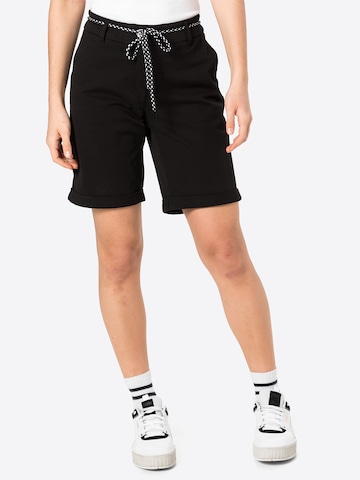 MORE & MORE Regular Pants in Black: front