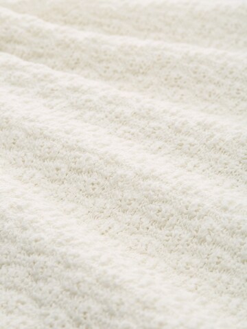 TOM TAILOR Sweater in White