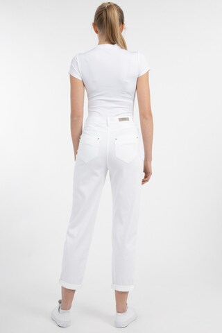 Recover Pants Tapered Hose 'Cara' in Weiß