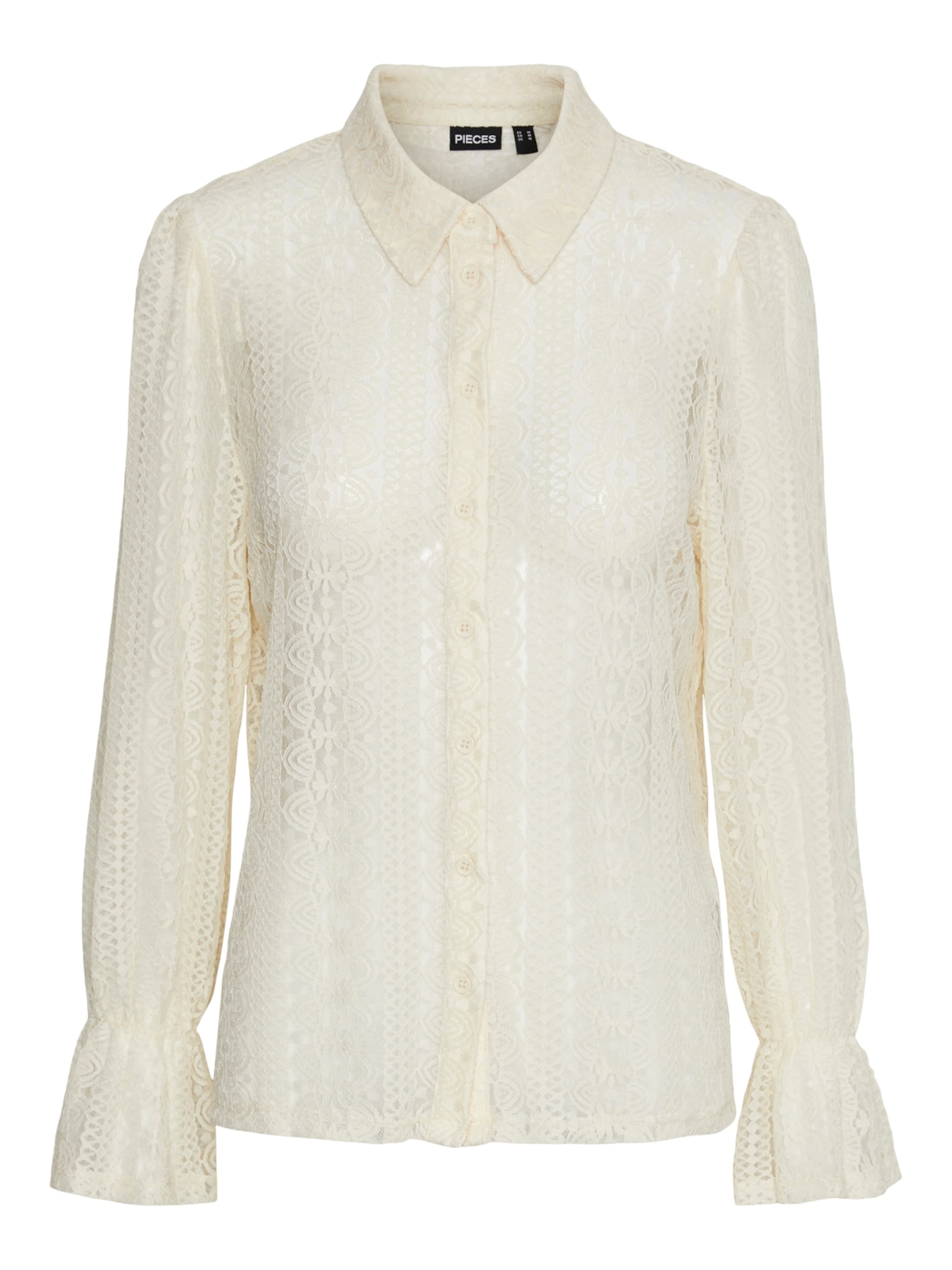 PIECES - Blusa 'ALARA' em bege: frente