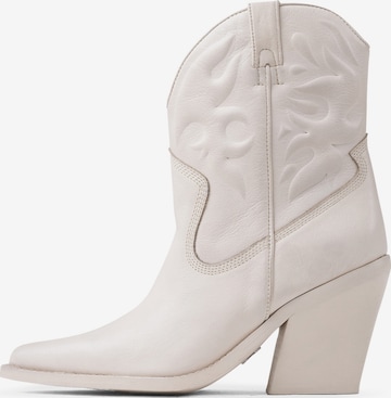 Bottes de cowboy 'New Kole' BRONX en blanc : devant