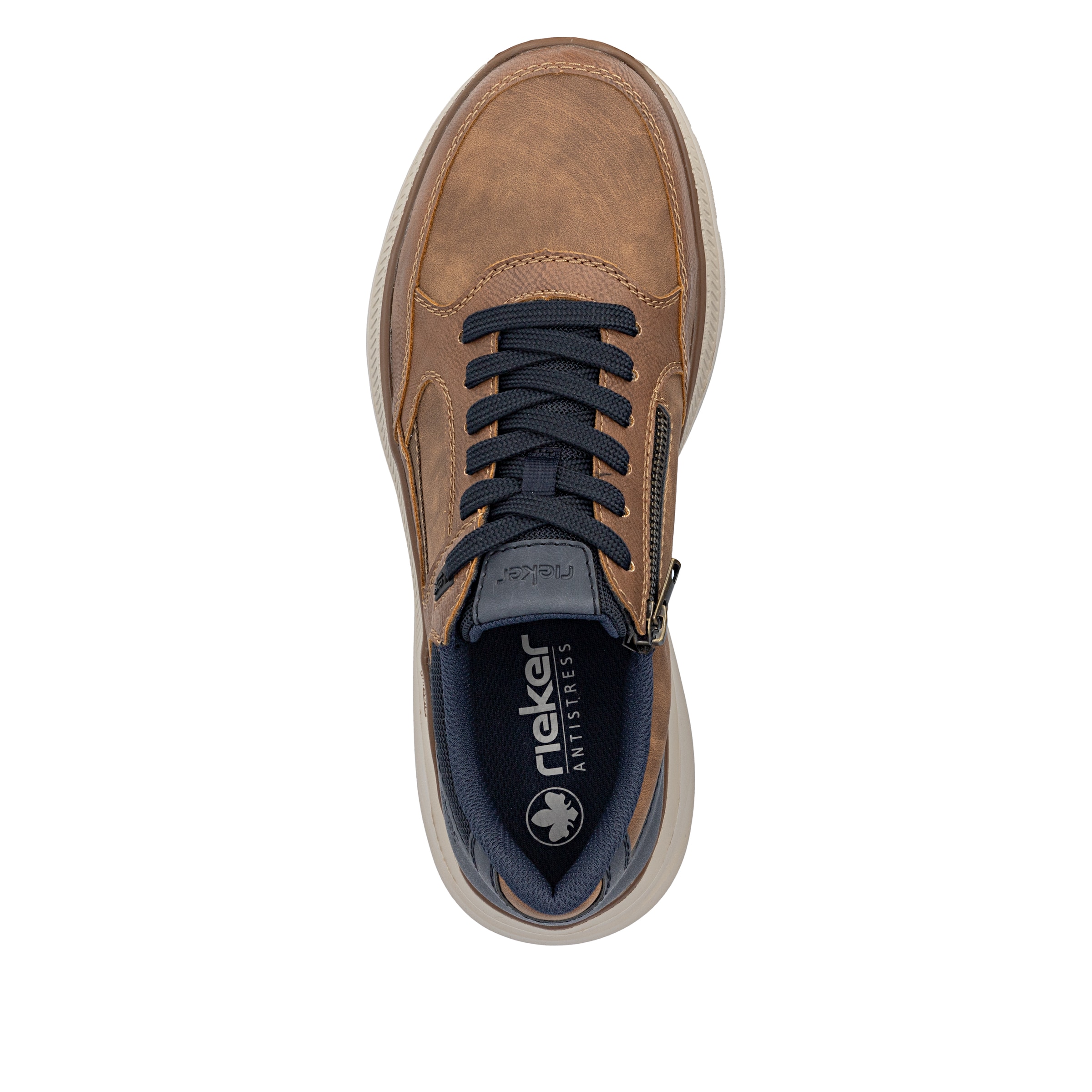 Chaussure de sport à lacets Rieker en marron