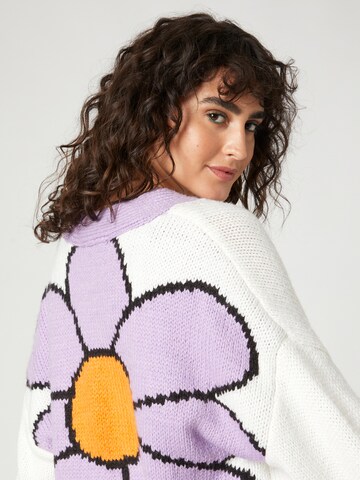 florence by mills exclusive for ABOUT YOU Cardigan 'Hyacinth' i hvid