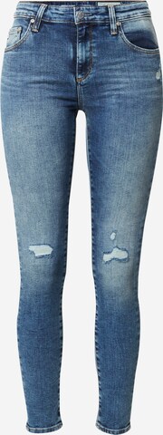 AG Jeans Skinny Jeans 'FARRAH' i blå: forside