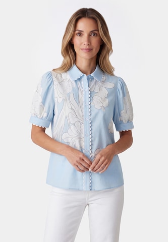 usha BLUE LABEL - Blusa en azul: frente