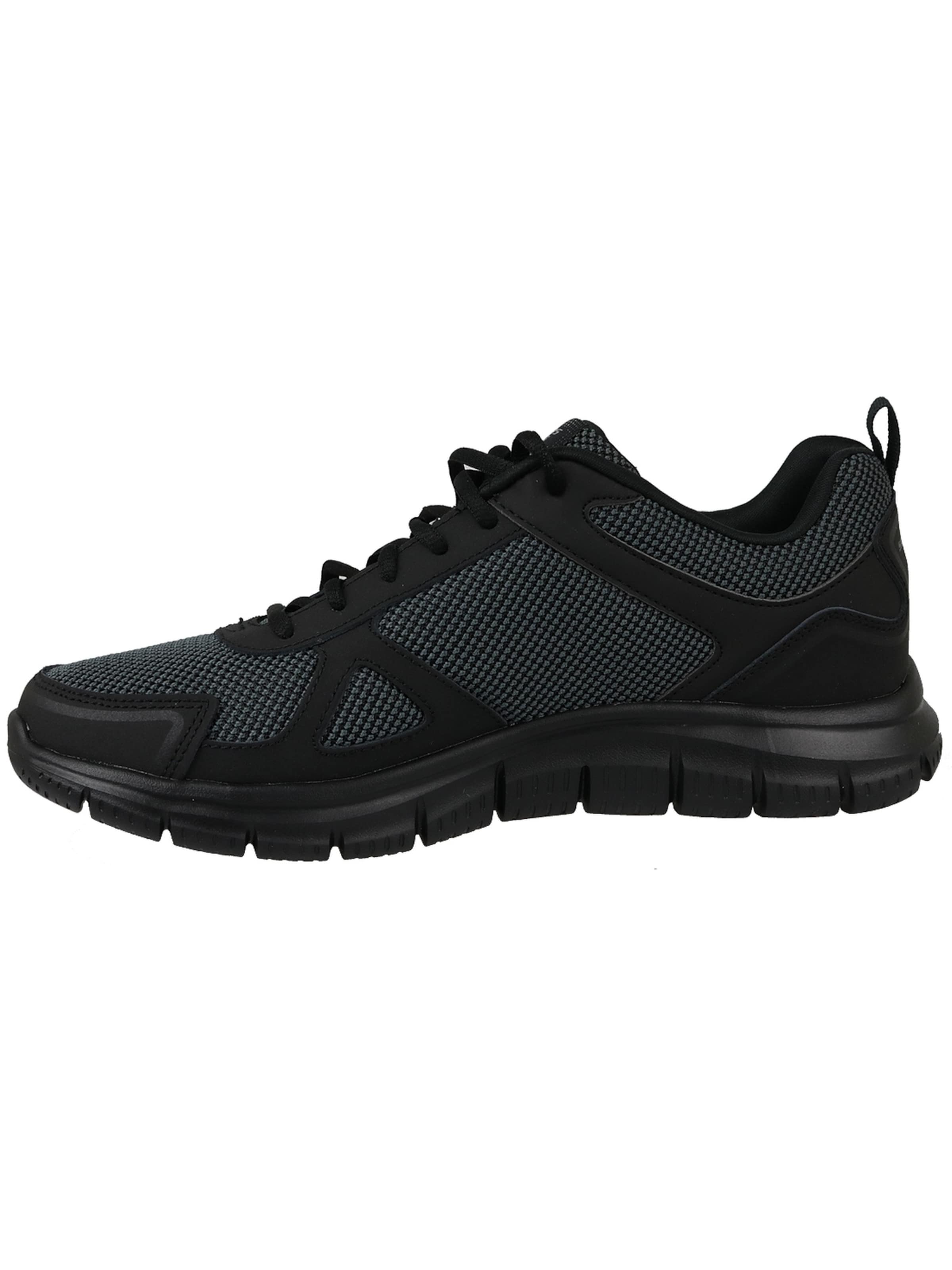 SKECHERS Slip-Ons 'Track - Bucolo' in Black: front