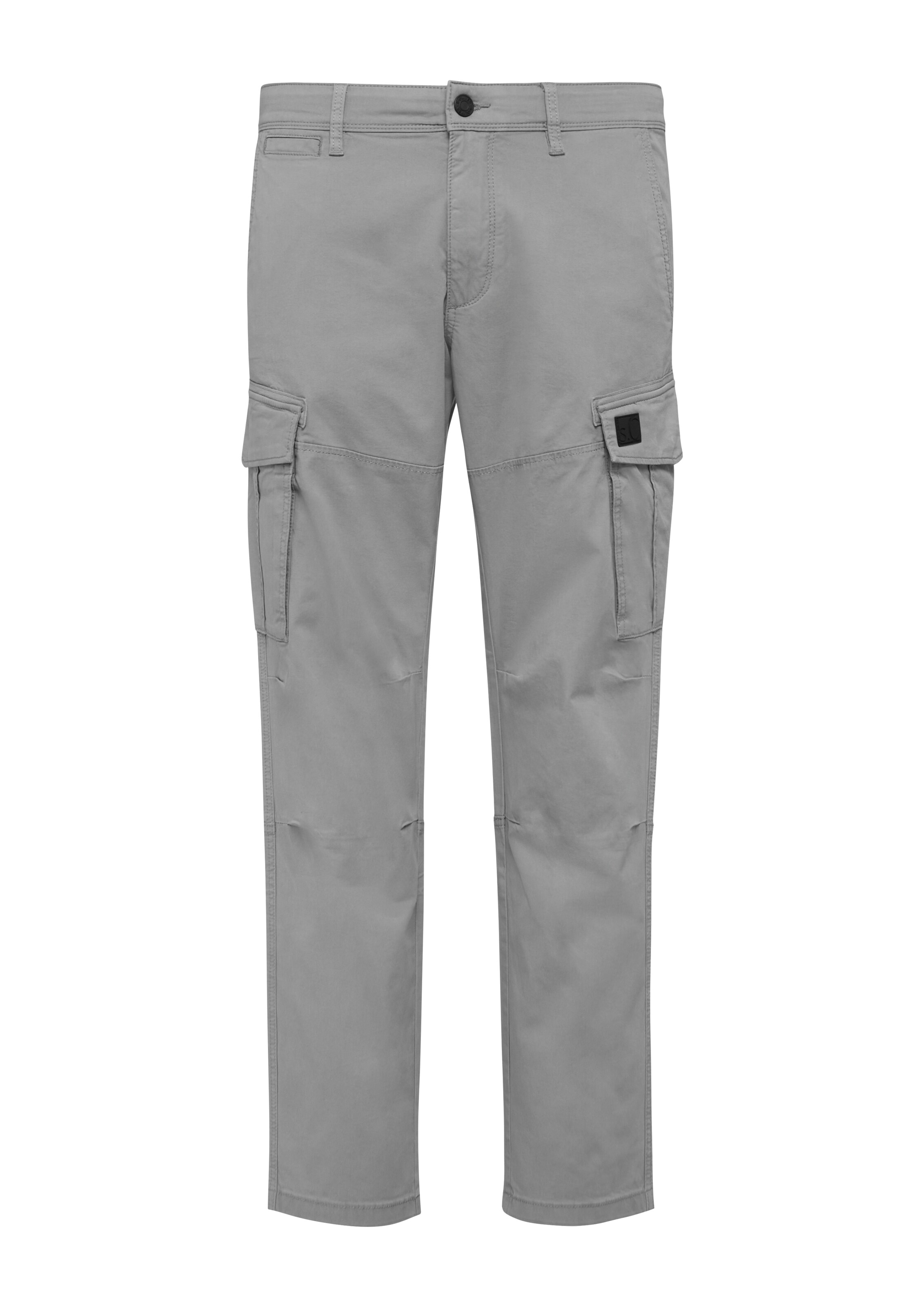 s.Oliver Regular Cargobroek in Grijs: voorkant