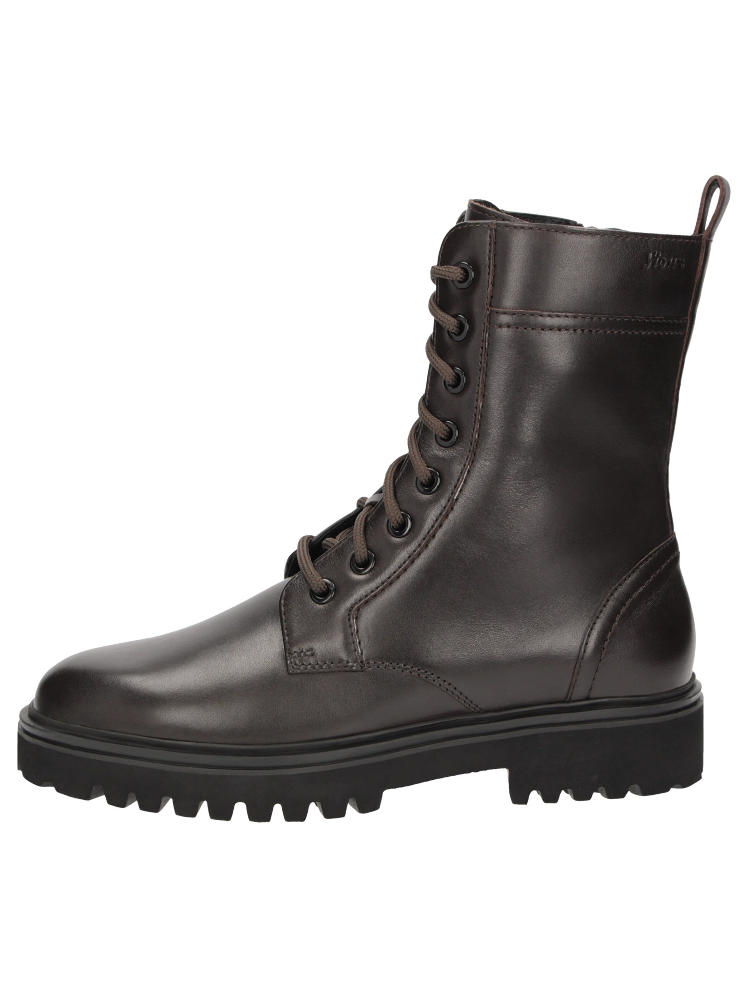 SIOUX Lace-Up Ankle Boots 'Amandira-702' in Brown