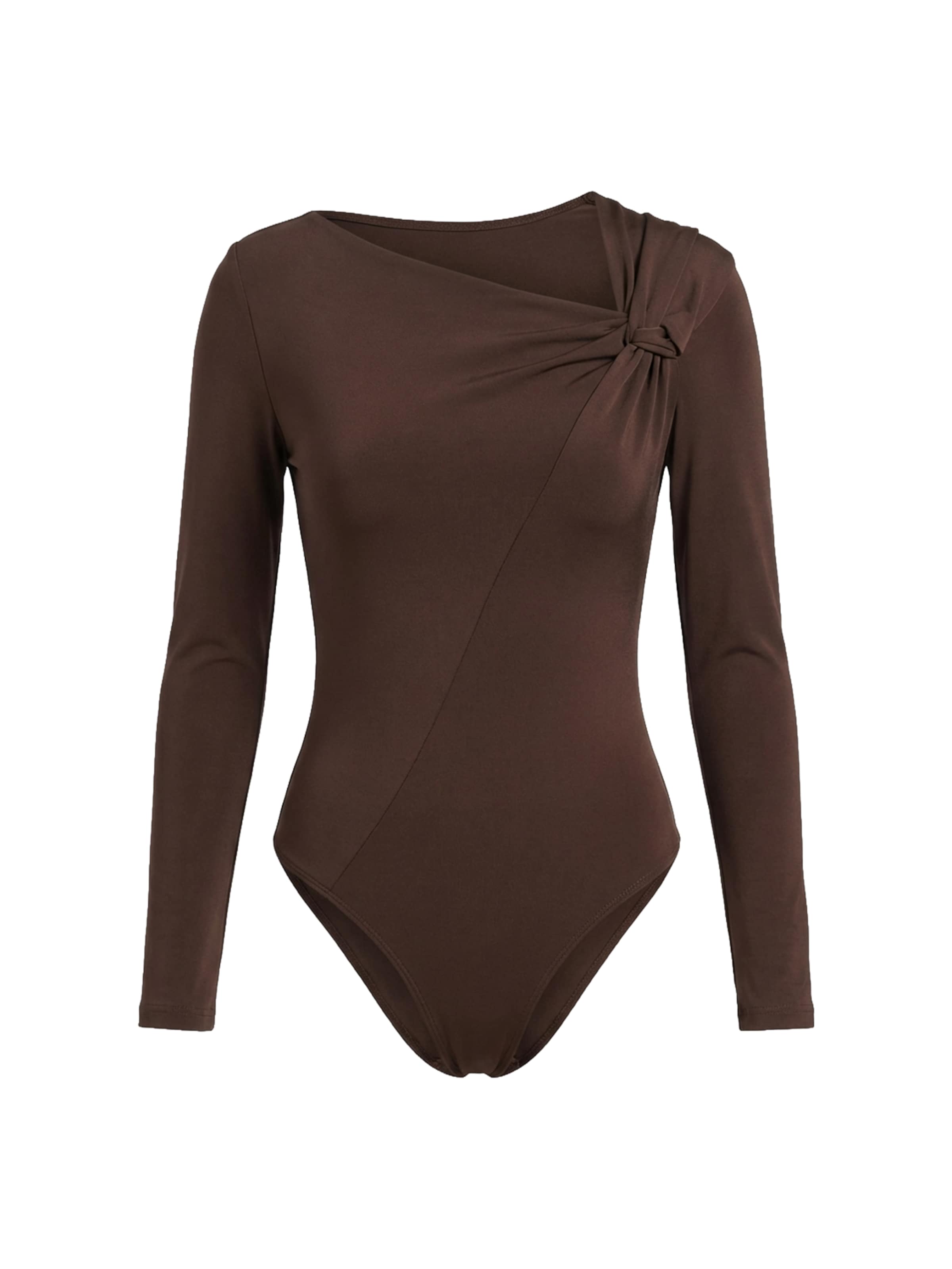 studioselect Κορμάκι-μπλουζάκι 'Elena' σε καφέ: μπροστά