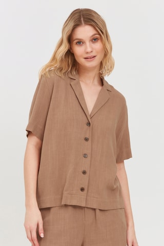 b.young Blouse 'Johanna' in Brown: front