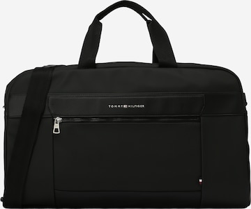 TOMMY HILFIGER Travel Bag in Black: front