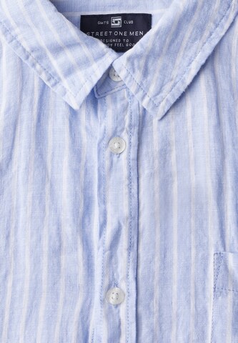 Street One MEN Regular fit Button Up Shirt in Blue